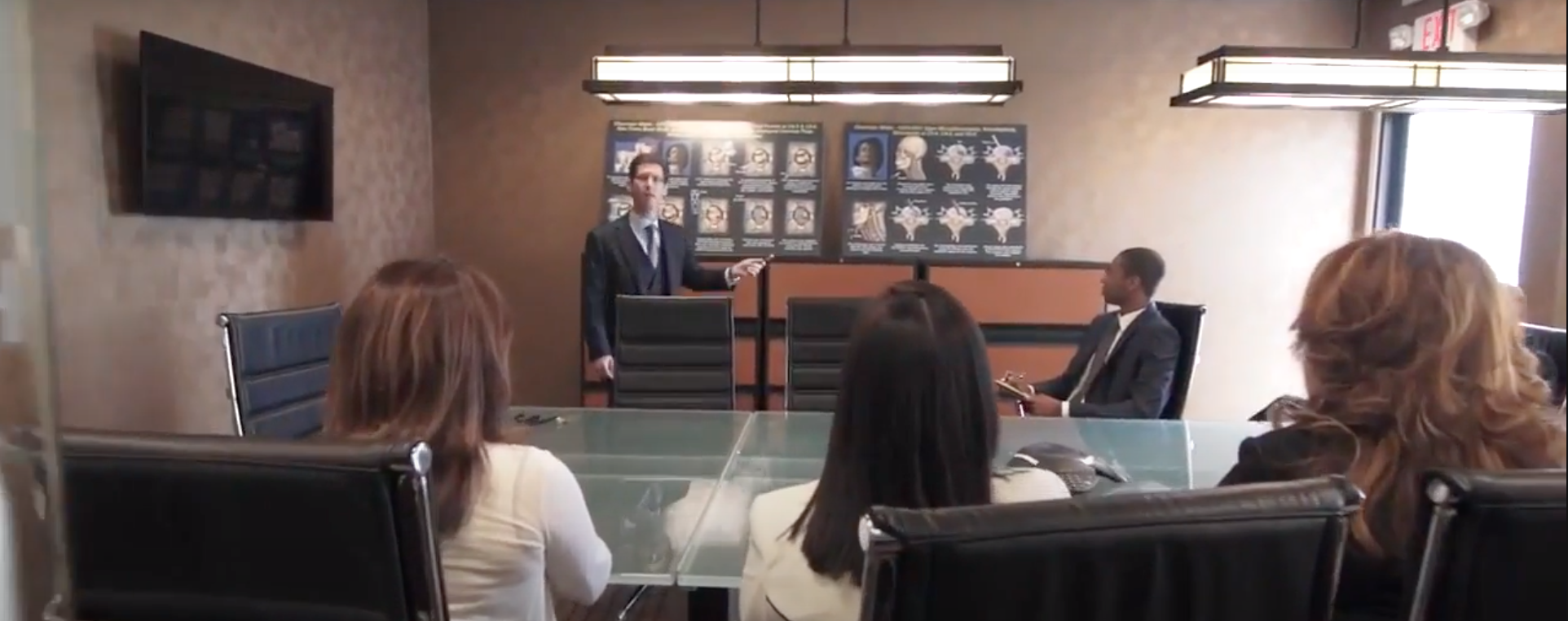 Attorneys during a meeting