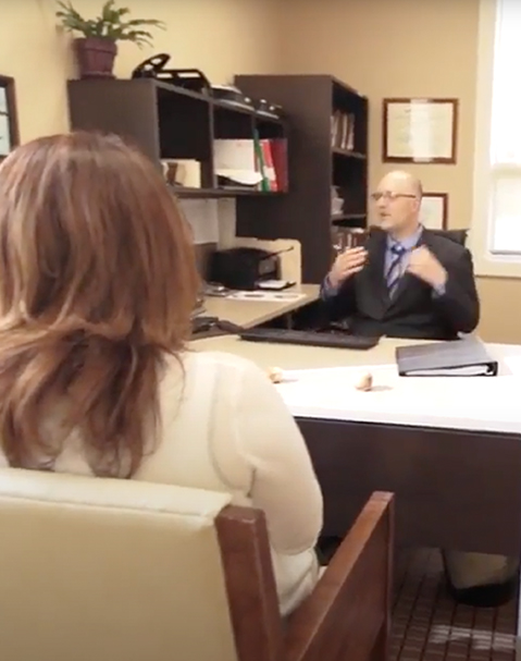 attorney with client